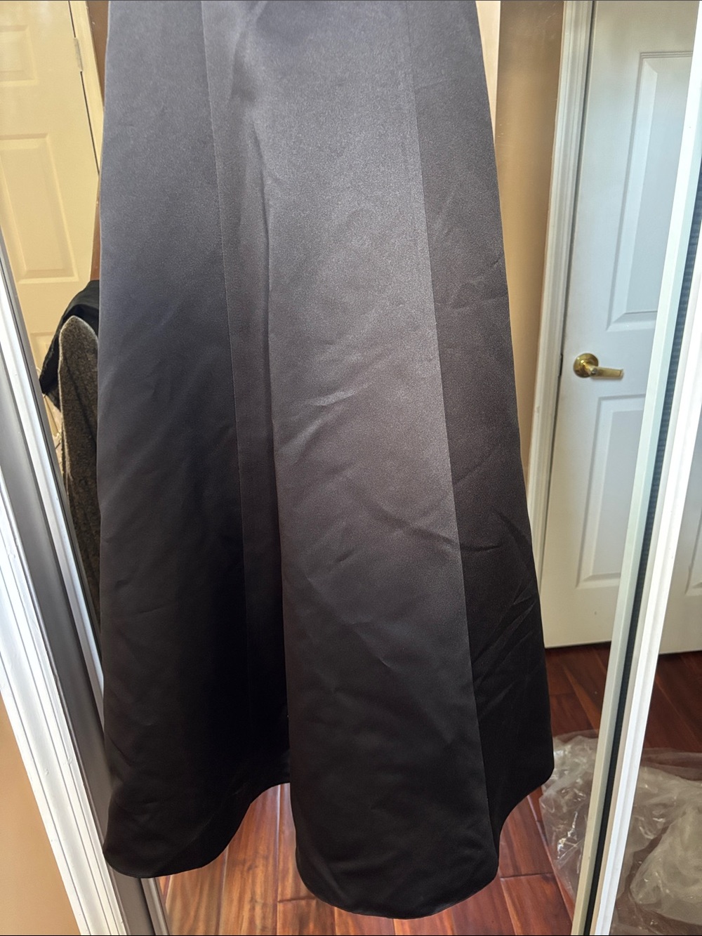 David's Bridal Black Formal Girls Dress - Picture 3 of 6